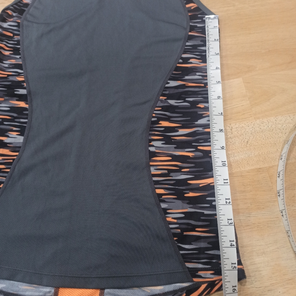 Nike Tank Top Womens XS gray orange Dri Fit  Running Athletic - Picture 15 of 16